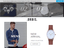 Tablet Screenshot of orbisworld.com